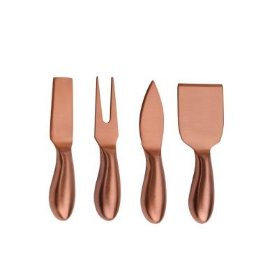 China Viable Wholesale Customize Stainless Steel Gift Set Cheese Knife Set Four-piece Set for sale