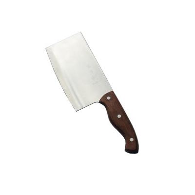 China Stainless Steel Handle Meat Cutting Viable Wooden Cleaver Knife Chinese Forged Kitchen Knife for sale