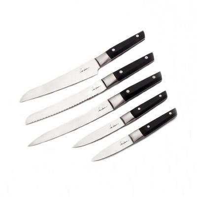 China Sustainable Hot Amazon Seller Sharp Stainless Steel 5pcs Kitchen Cooking Knife Set Kitchen Knife Set for sale