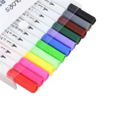 China Double Headed Sketch Marked Customized Water Color Pencil Drawing Marker Pen With PP Box Fineline NL-CP01 for sale