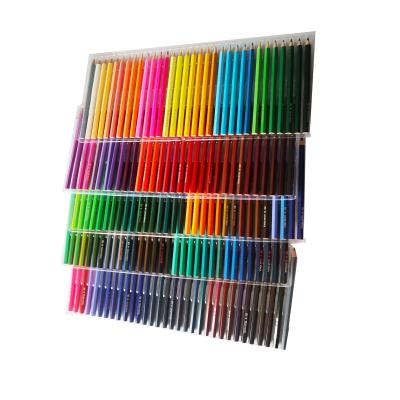 China High Quality Oil Based Color Pigments Pencil Set For Kids Deluxe 120 Pcs Oil Based Colored Pencil Set Customize Logo for sale