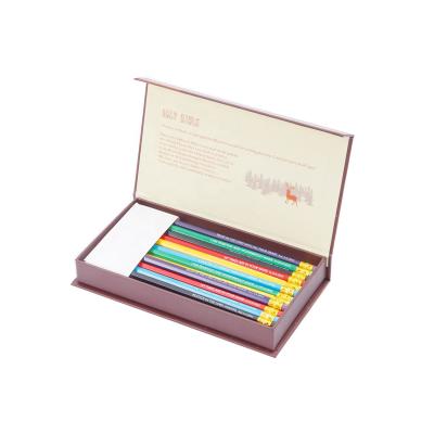 China Promotional Pencil Ningbo Newland Pencil With Eraser Newest Promotional Bible Pencil Set With Case Church Gift for sale