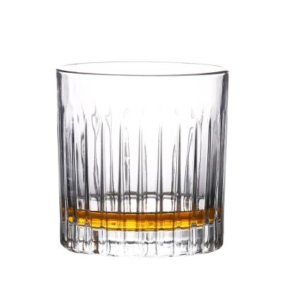 China Double Crystal Whiskey Glasses old-fashioned viable lead-free glass for sale