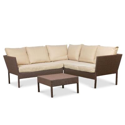 China Weather Outdoor Furniture Sectional Wicker Sofa Set for sale