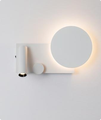 China LED Wall Lamp With Dimmable Switch Modern Bedside Bedroom Background Wall Sconce Light For Home Hotel Apartment Villa 3W for sale