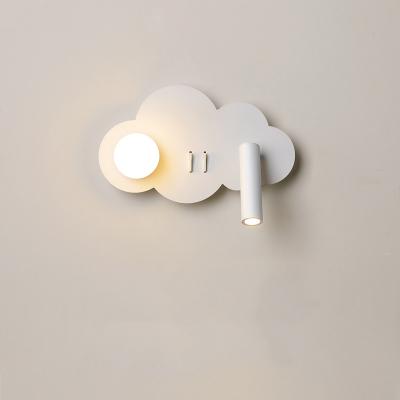 China Bedroom bedside reading wall lamp creative full acrylic ball eye protection spotlight modern sofa background wall lamps for sale