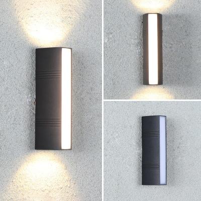 China External wall lamps waterproof garden light staircase wall lamp surface three sides luminous wall light en venta