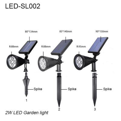 China la luz solar exterior del césped de 3W IP65 LED y llevó la luz del jardín/las luces llevadas para el parque en venta