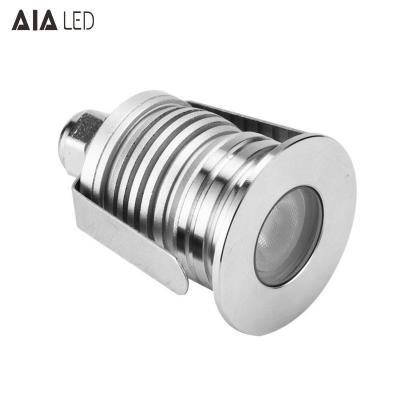 China IP67 waterproof stainless steel 316 top aluminum 3W led underground light outdoor led buried light for sale