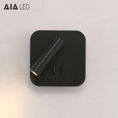 China Lámpara de pared redonda de la cama de la luz de la pared del cabecero de la lámpara de lectura de la cabecera del club del hotel de la lámpara de pared del dormitorio LED en venta