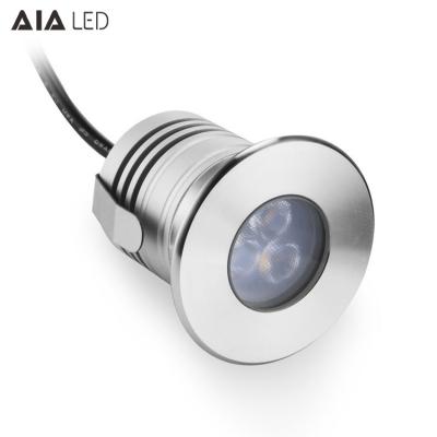 China 3W Round RGB DC12V Stainless steel +aluminum IP68 LED Underwater light led pool light for sale