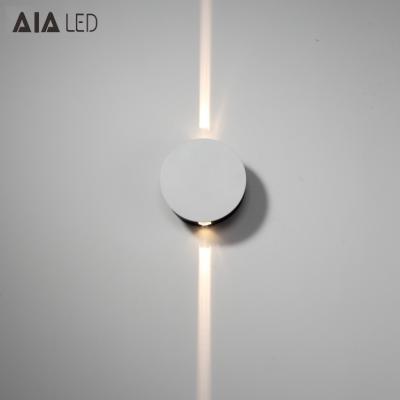 China Luz moderna de acero de la pared de la decoración de /LED de la luz de la pared de la ronda 2x1W IP20 LED para las tiendas del café en venta