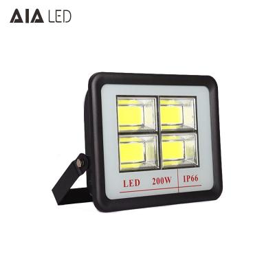 China New aluminum rainproof IP66 round angle led flood light COB 200W LED Flood lighting wall washer for sale