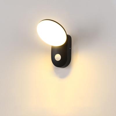 China PIR sensor exterior acrylic wall lamp 6W led wall light fittings led wall light for external light fixtures for sale