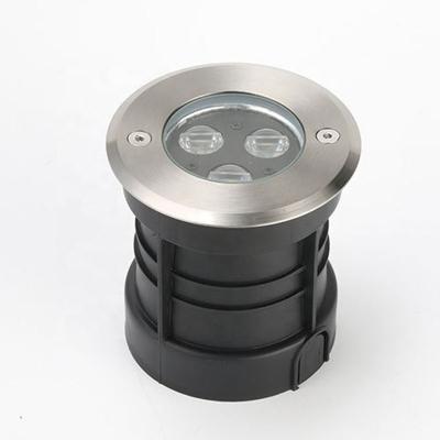 China Garden RGB Inground Floor Spot Light Stainless Steel 3W Led Underground Lights for sale