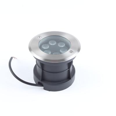 China Hot sale 6w IP68 304 LANDSCAPE stainless steel dc24v rubber seal landscape inground underground light for sale