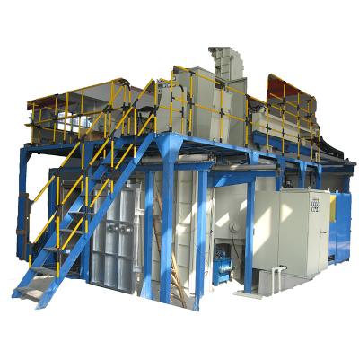 China Environmental Friendly Horizontal Vacuum Brazing Furnace With Two Chambers Vacuum Degassing Furnace for sale