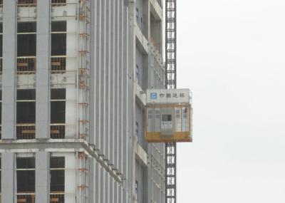 China Gele Verticale Opheffende Materialen 450m de Lift van het Bouwhijstoestel Te koop