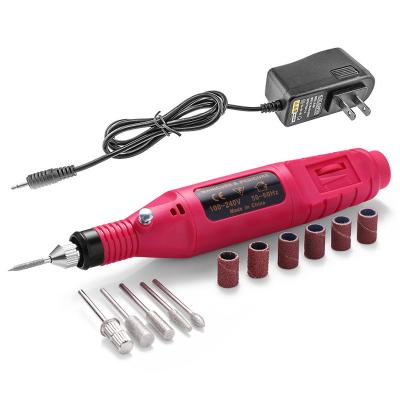 China Professional Electric Manicure Machine Nail Drill Nail Art Pen Pedicure File Polish Shape Tool Foot Care Product KD-11 for sale