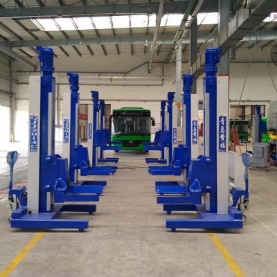 China Truck Bus Lift Customized 4-Post Portable Lifts 20 T Electric Mechanical For Distributor Bus Lift Machine Warranty 18 Months Free Parts for sale