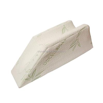 China Anti Snoring Memory Foam Bamboo Leg Altitude Pillow For Injury Or Surgery Rest for sale