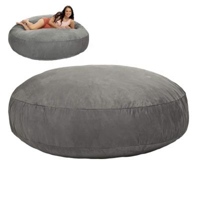 China (Size)Adjustable Giant Shredded Memory Foam Bean Bag Big Sofa Furniture With Soft Cover for sale