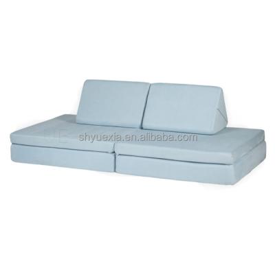 China Newest Design Foldable Hot Selling Modern Foam Kids Play Couch DIY Kids Couch for sale