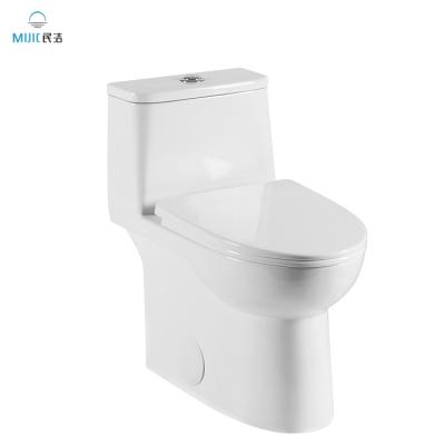 China Popular Ceramic Dresser Sanitary One-piece Toilet Strap Double-Flow Ware Bathroom Ceramic Toilet Bowl for sale