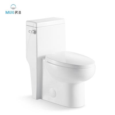 China Hot Sale UPC Factory Sale UPC One Piece WC Toiletries Double-Flow Ceramic Toiletry Commode Bathroom One Piece WC Sanitary for sale