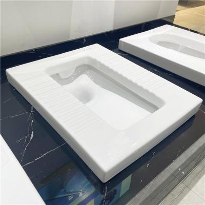 China Modern High Quality Sanitary Ware Sanitary Ceramic Toilet Squat Porcelain Public Toilet Bathroom Ceramics Squatting Pan Toilet for sale