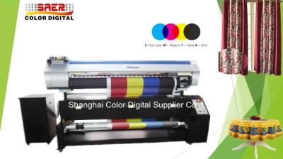 Κίνα Epson DX7 * 2 μηχανή εκτυπωτών Mimaki υφαντικών/υφαντικής εκτύπωσης για το ρόλο επάνω στο ύφασμα προς πώληση