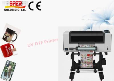 China UV DTF Sticker Making Machine 30cm Crystal Sticker UV Printer With ONYX Software for sale