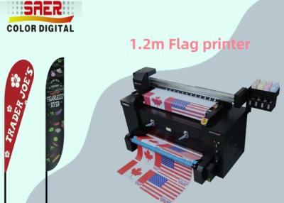 China 1.2m All-in-One-Flaggedruck-System / Flaggedruckmaschine zum Herstellen von Flaggen für Feder / Tränen / Rucksackflaggen zu verkaufen