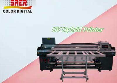 Cina Vendita in fabbrica Stampa a piattaforma UV ibrida automatica a piattaforma e roll to roll in vendita