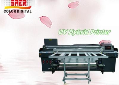 Chine Imprimante UV de grand format Fabricant d'imprimante hybride UV à LED Imprimante à rouleaux à rouleaux pour matériel rigide et flexible à vendre