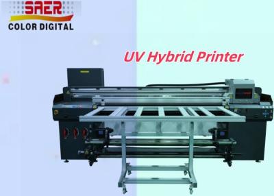 China UV-hybride rol tot rol en platbed UV-printer Fabriek Direct grote UV-hybride printer Te koop