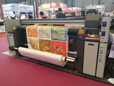 China De textiel van de de Drukmachine van de Stoffensublimatie Machine van de de Vlagdruk met CMYK-Drukhoofd Te koop