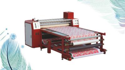 China Flatbed Textiel van de de Drukmachine van de Kalendermachine Textiel Roterende Veelvoudige de Oppervlaktesublimatie Te koop