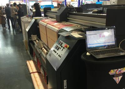 中国 ポリエステル/綿/絹のための1440 DPI Epsonの頭部の旗の印字機 販売のため