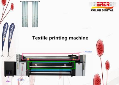 China Flaggen-Tintenstrahl-Textildruckmaschine des Strand-3.5kw mit Kopf 4 zu verkaufen