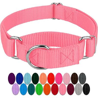 China Light up Multi-Color Hot Selling Nylon Wear-Resistant Dog Collar for Dog Safety Puppy Collar for sale