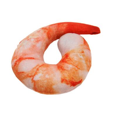 China Viable Custom Plush Squeak Toy Interactive Shrimp Toy For Dogs Eco-Friendly Daily Training Puppies for sale