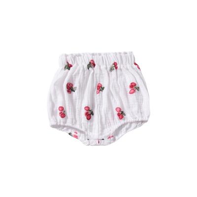 China Wholesale Anti-wrinkle Plain Printing Soft Fashion Babies Soft Cotton Short Pants for sale