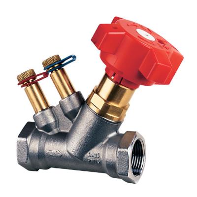 Chine Valve d'équilibrage statique manuelle ELVA 25-50 mm Taille du port Construction durable à vendre