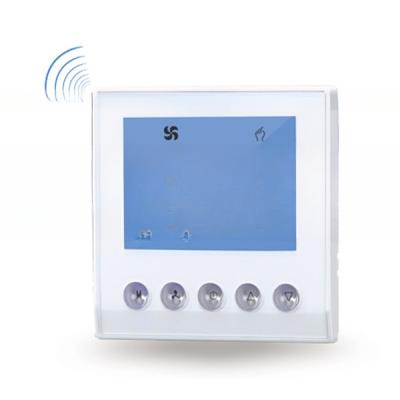 China 24VAC/110VAC/220VAC Programmable Wifi LCD Display Under Floor Heating Room Thermostat Compatible for sale