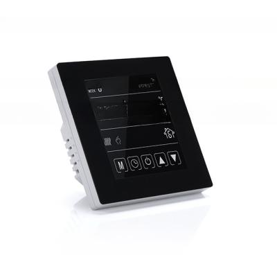 China Two Pipe/Four Pipe Touch Screen Programmable HVAC Thermostat with Ajustable Fan Controller for sale