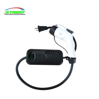 China Cable Manufacturer SAE-J1772 Type 1 16A 5m Ev Charger Gun Type 1 Home Ev Charger Stereo Home Charging Cable for sale