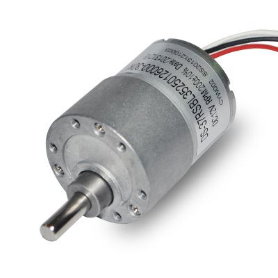 China Totally Enclosed 37RSBL3625 Low Speed Long Life DC Brushless Gear Motor CE RoHS Approved for sale