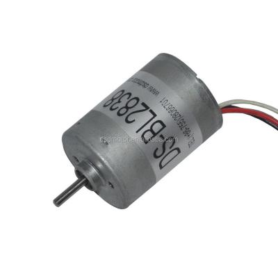 China Totally Enclosed 28RSBL2838 gear 28mm 12V Brushless DC Motor Driver for Electric Bicycle for sale