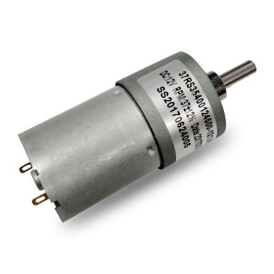 China Explosion-proof 60 watt 37mm 6V 12V 24V Micro DC Reducer Motor for Rotary Oven for sale